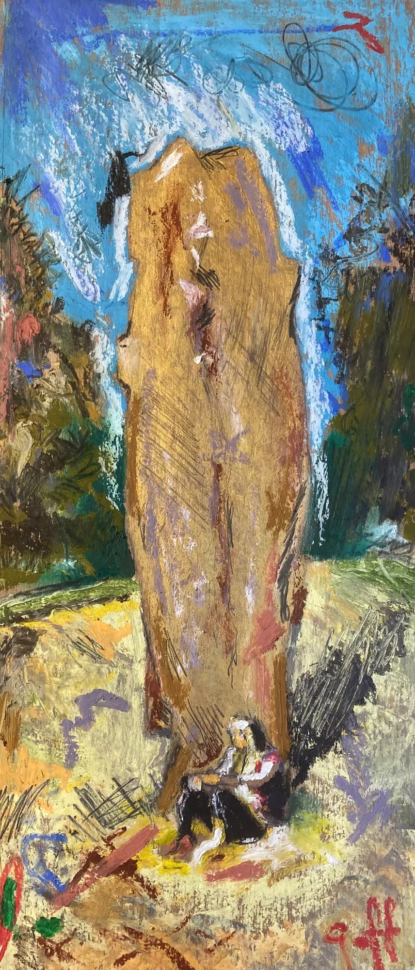 Mysterious Saffron Texture