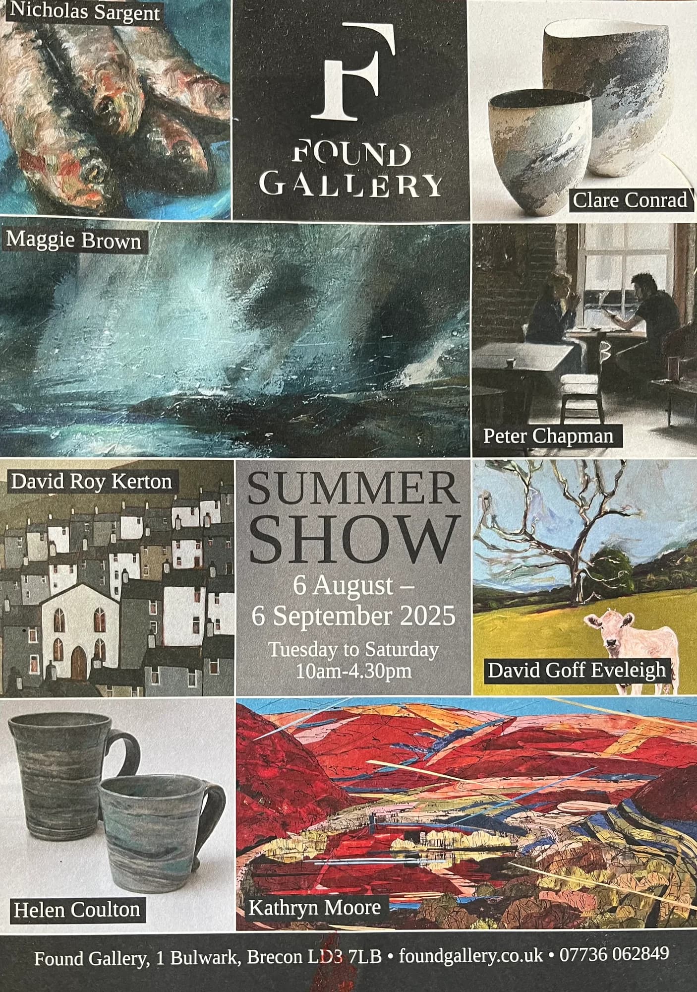 David Goff Eveleigh at Found Gallery, Brecon